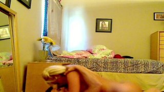 For blonde slut Briana Blair it is too boring to fuck on the bed